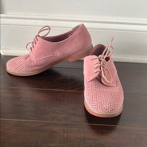 Bass Pink Suede Women's oxfords